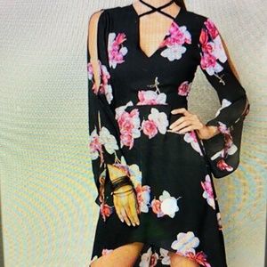 Floral High/ low dress